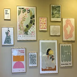 Art and picture hanging as part of a Tucson home repair visit