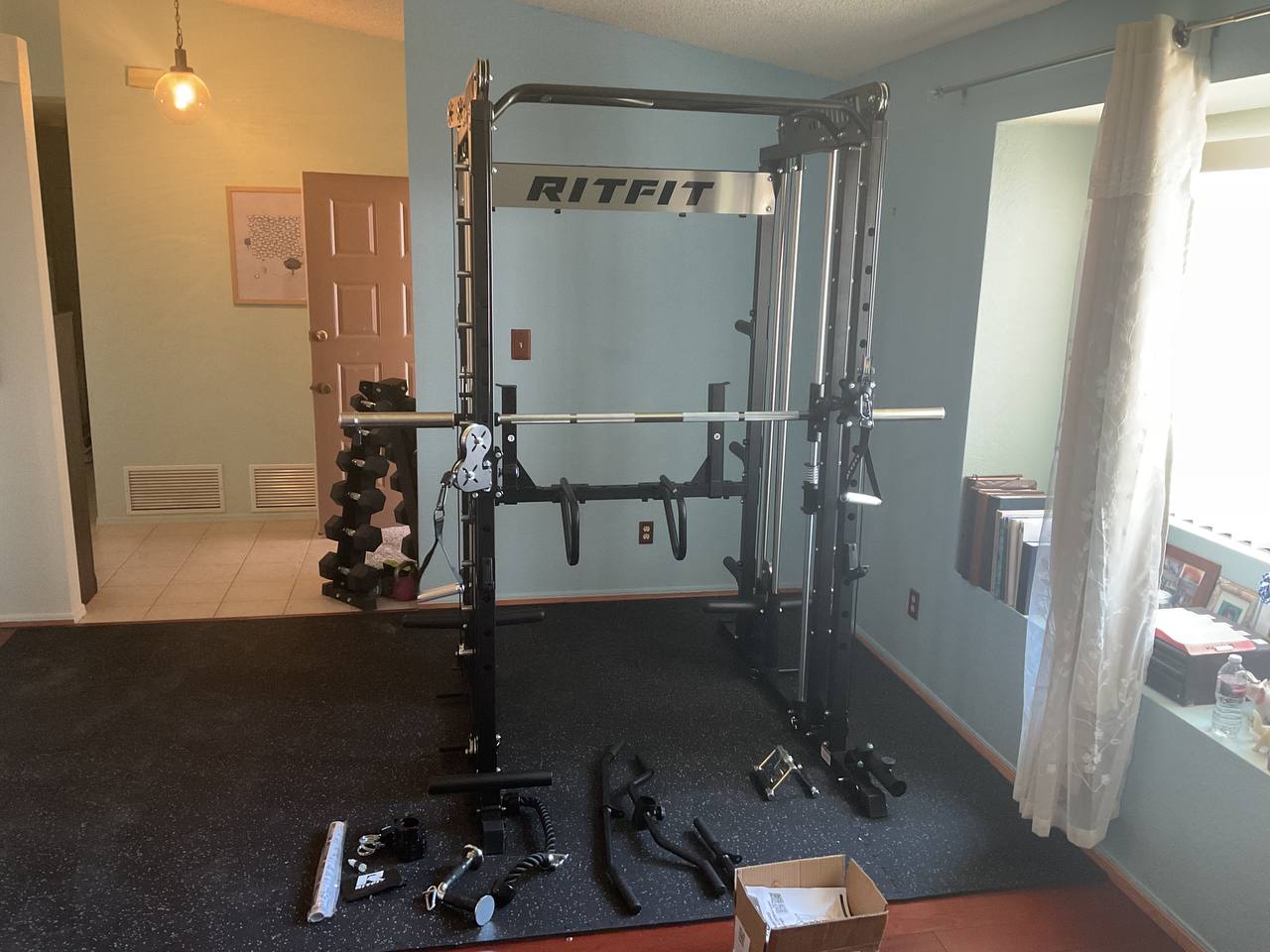 RitFit home gym and smith machine assembled in Tucson